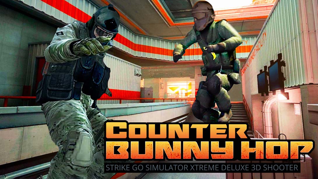 【美版】Counter Bunny Hop Strike Go Simulator Xtreme Deluxe 3D Shooter 英语_0