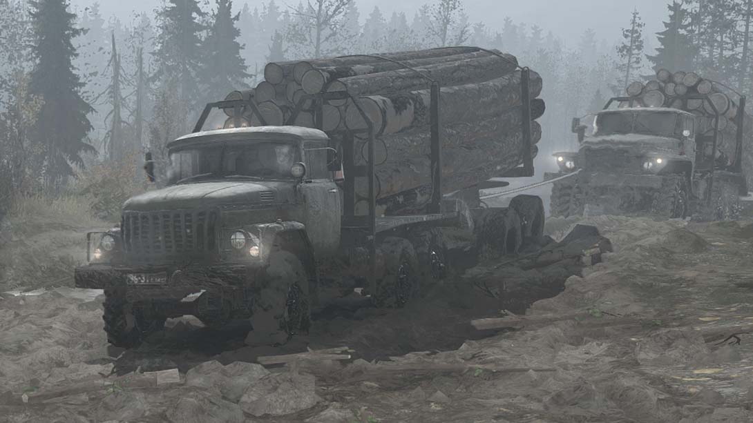 旋转轮胎 泥泞奔驰 Spintires MudRunner American Wilds 中文_3