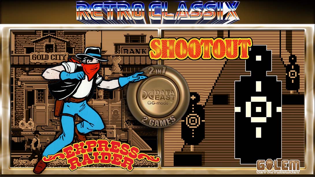 Retro Classix 2 in 1 Express Raider & Shootout 英语_0