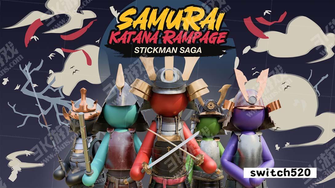 【美版】武士武士刀横冲直撞:火柴人传奇 Samurai Katana Rampage Stickman Saga 英语_0