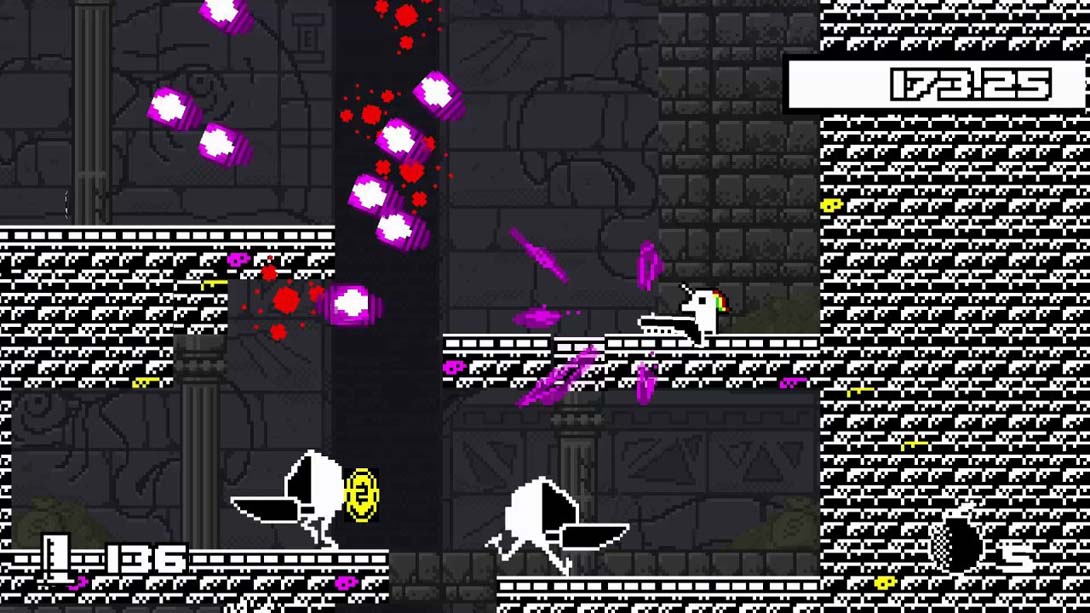 【美版】单色世界：1-bit 独角兽冒险 Unichrome: A 1-Bit Unicorn Adventure 英语_2