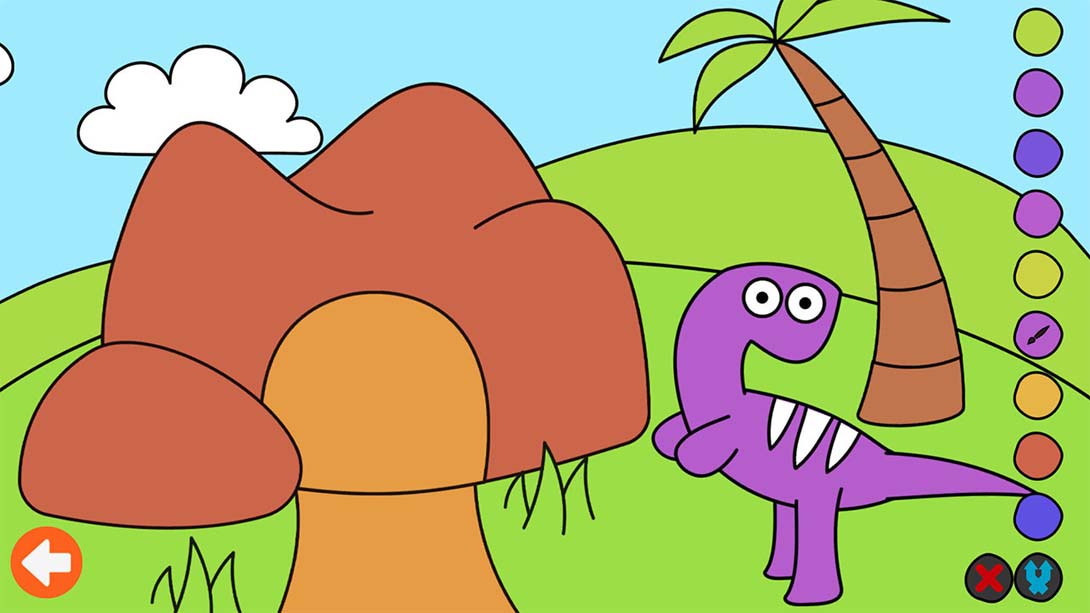 Learn & Play: Dino Coloring 游戏截图2