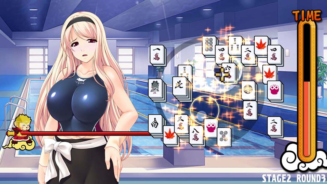 美少女麻将纸牌 Pretty Girls Mahjong Solitaire 英语_6