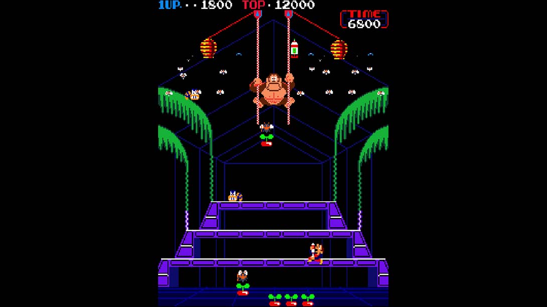 街机档案：森喜刚3 Arcade Archives DONKEY KONG 3 英语_5