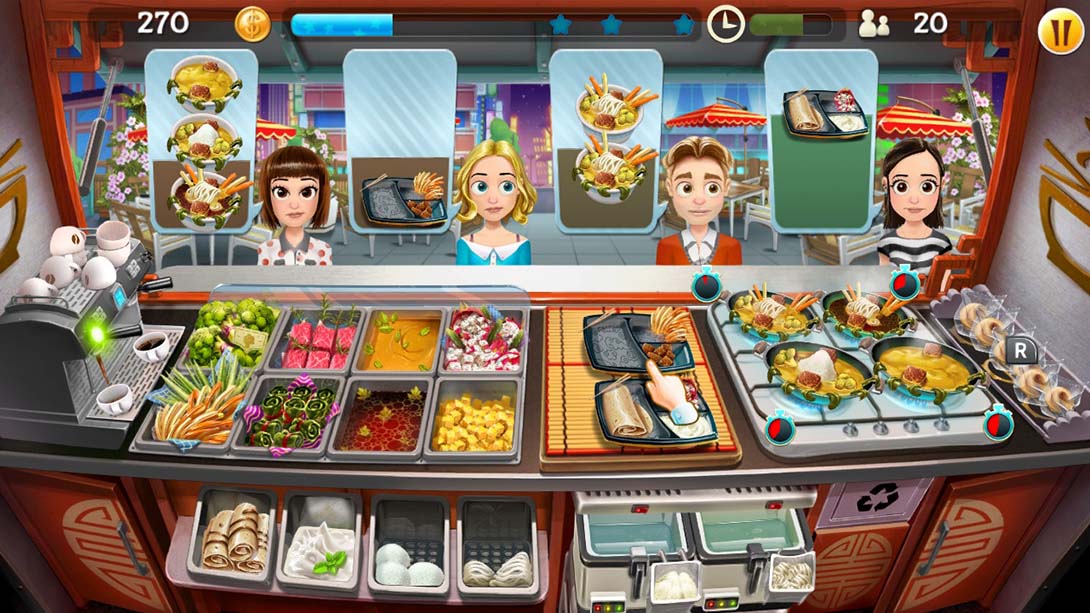 【美版】餐车大亨：亚洲美食 Food Truck Tycoon - Asian Cuisine 英语_3