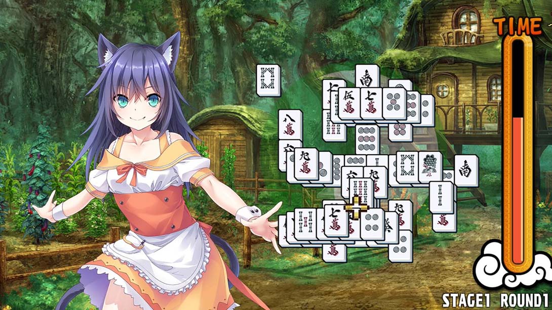 美少女麻将接龙 - 绿 Pretty Girls Mahjong Solitaire - Green 中文_2