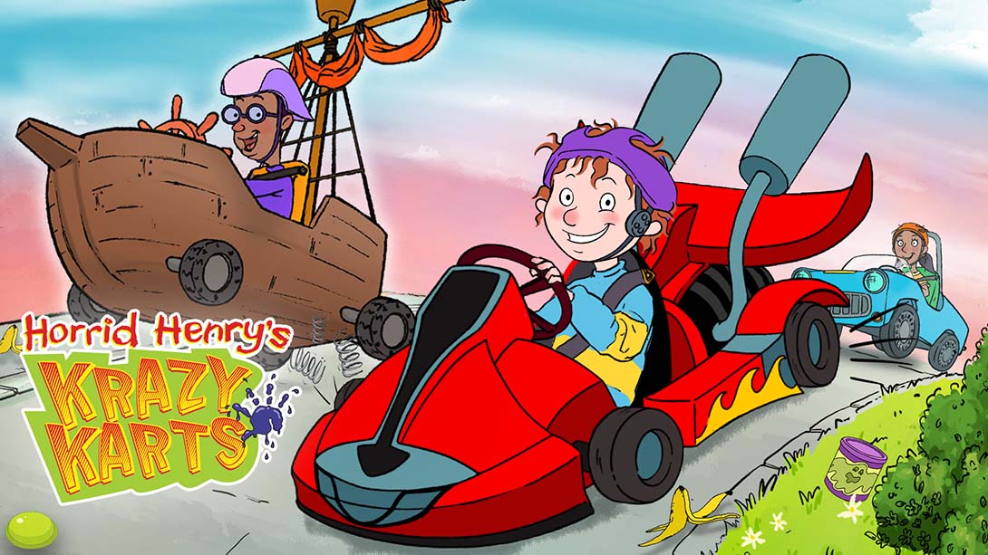 可怕的亨利的疯狂卡丁车 Horrid Henry's Krazy Karts 英语_0