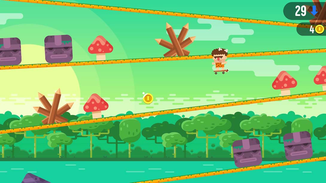 速降滑板比赛游戏 Tap Skaters 截图2