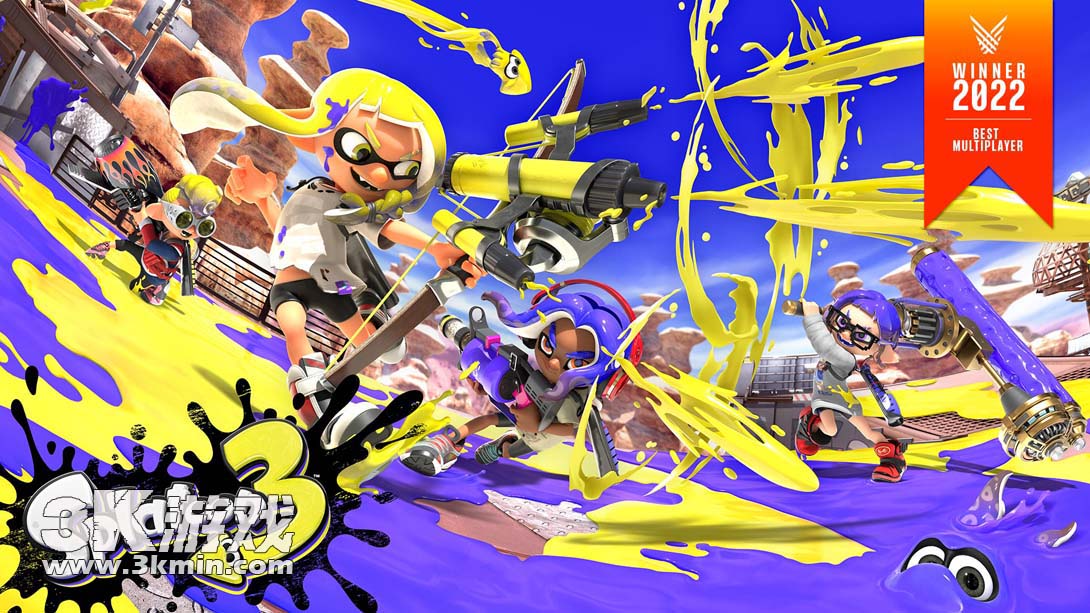 【美版】喷射战士3 斯普拉遁3 Splatoon 3 中文_0