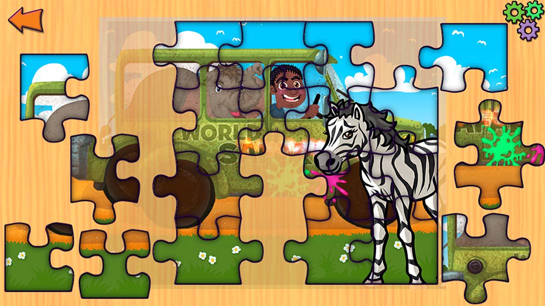 汽车拼图游戏截图5