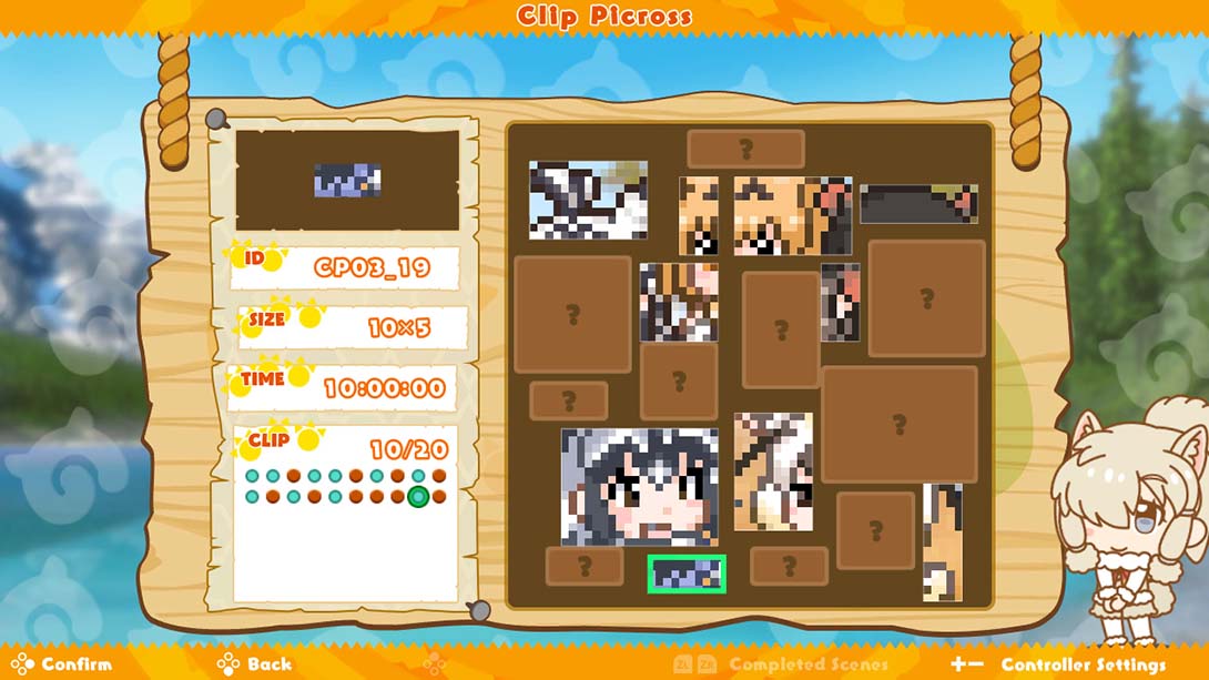 动物朋友绘图方块 KEMONO FRIENDS PICROSS 英语_4