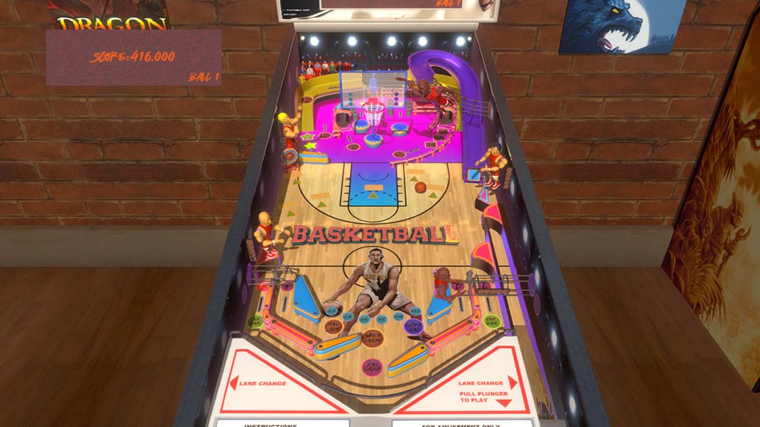 篮球弹球 Basketball Pinball 英语_1