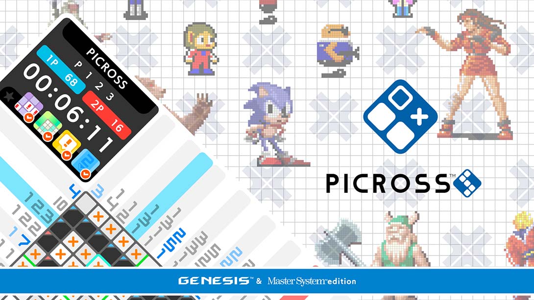 绘图方块S 世嘉版 Picross S MEGA DRIVE Master System edition Trial Version 中文_0
