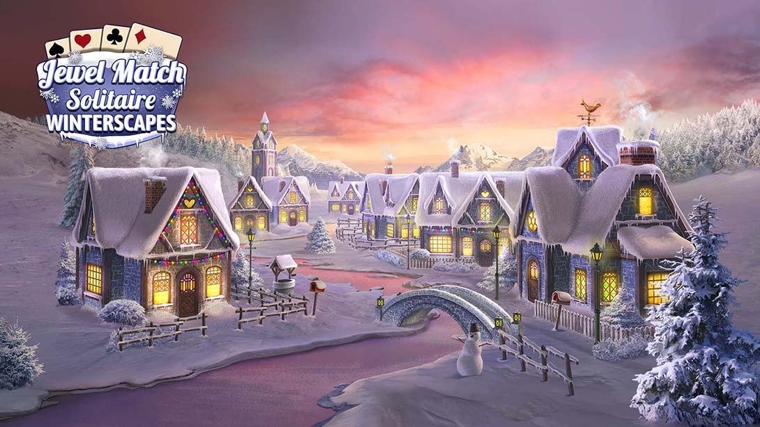 【美版】宝石配对：冬季雪景 Winterscapes Jewel Match Solitaire Winterscapes 英语_0