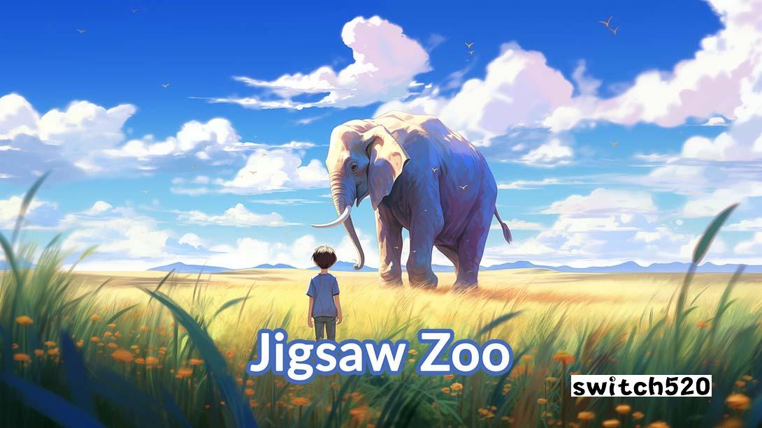 【美版】动物园拼图 Jigsaw Zoo 英语_0