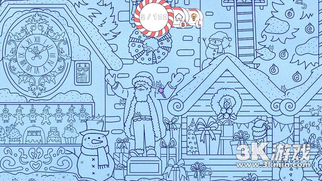 【美版】猫造访圣诞小镇 .Cats Visiting Christmas Town 中文_3