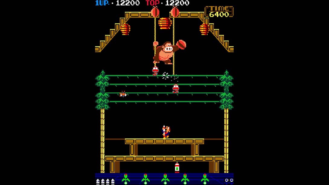 街机档案：森喜刚3 Arcade Archives DONKEY KONG 3 英语_3