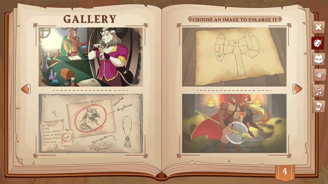 【美版】Burrow of the Fallen Bear: A Gay Furry Visual Novel 英语_4