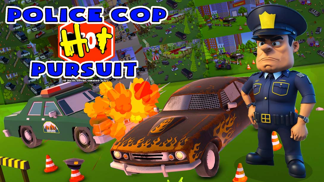 【美版】Police Cop Hot Pursuit - Car Racing Driving Simulator Real 英语_0