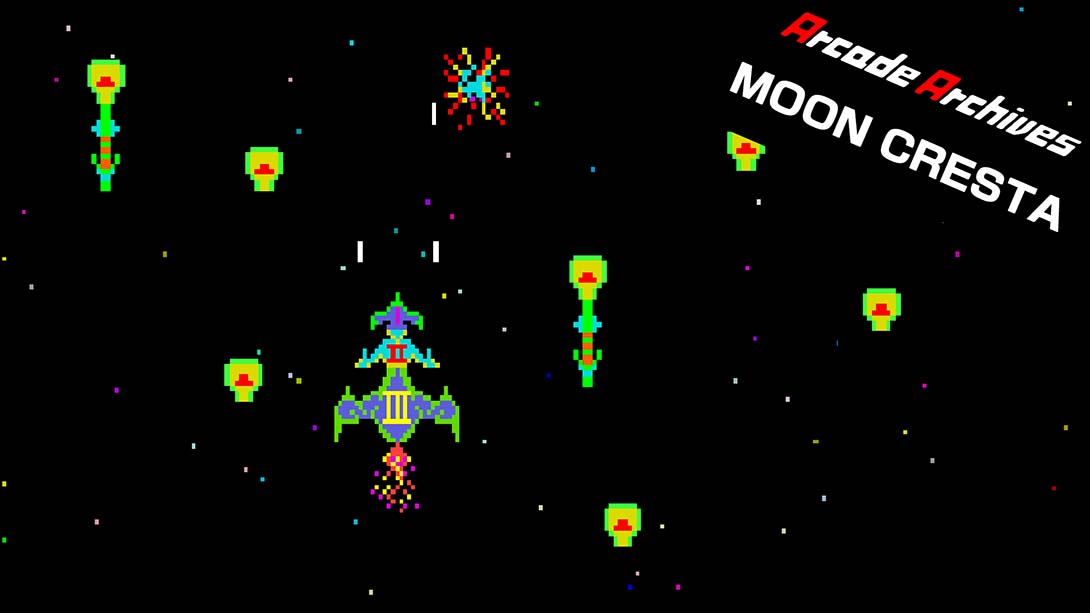 月冠登陆艇 Arcade Archives Moon Cresta 英语_0