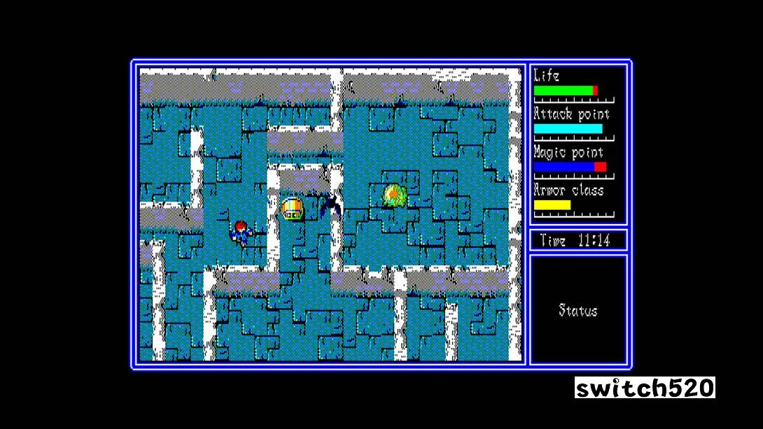 【美版】EGGCONSOLE HYDLIDE3 PC-8801mkIISR 英语_3