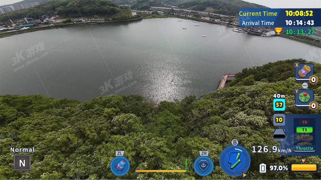 【美版】韩国无人机飞行游览白云湖 .Korean Drone Flying Tour Baegun Lake 中文_2