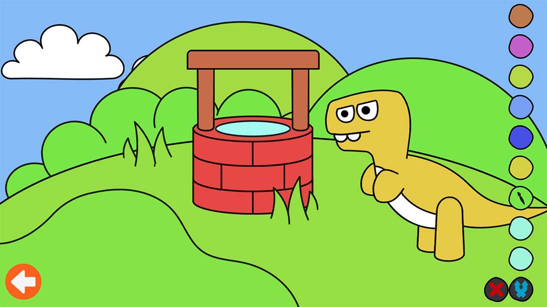 Learn & Play: Dino Coloring 游戏截图3