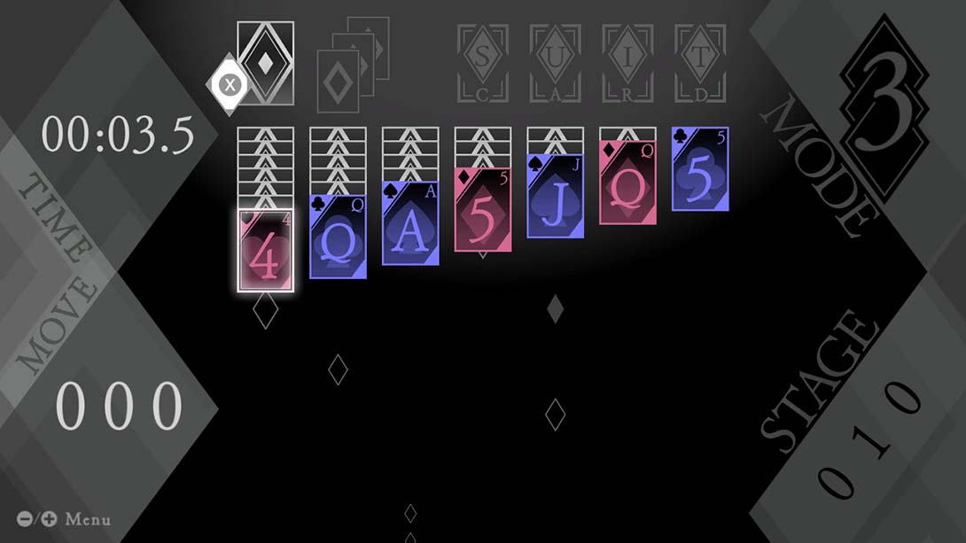 克朗代克纸牌黑 Solitaire Klondike BLACK 英语_1