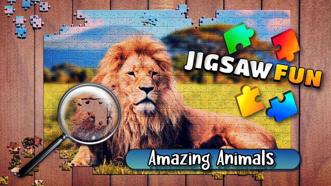 【美版】快乐拼图：迷人的动物 Jigsaw Fun: Amazing Animals 中文_0