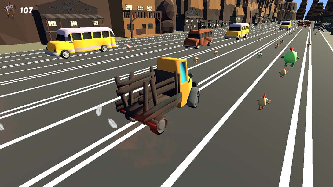 【美版】轧路鸡 Chickens On The Road 英语_2