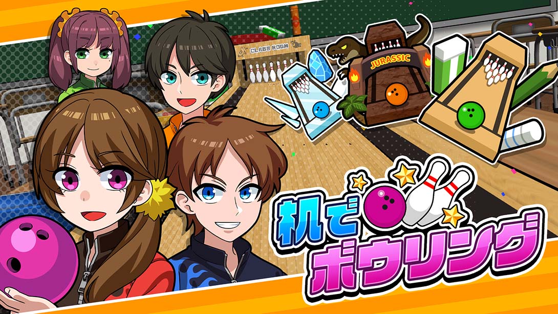 【日版】桌上保龄球.Desktop Bowling 日语_0