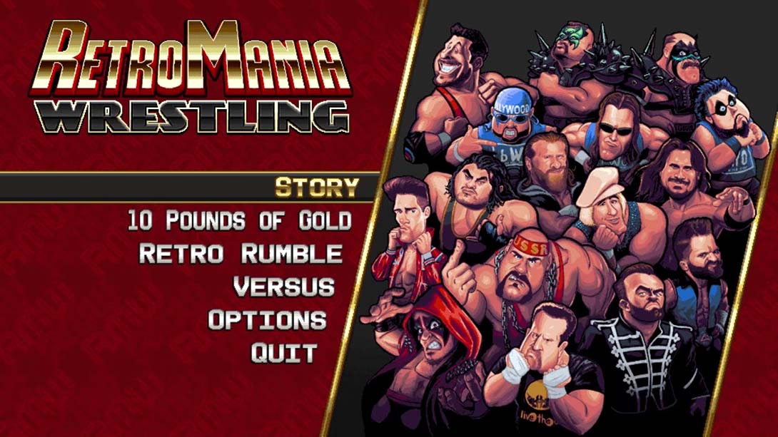 复古狂野摔跤 RetroMania Wrestling 英语_1