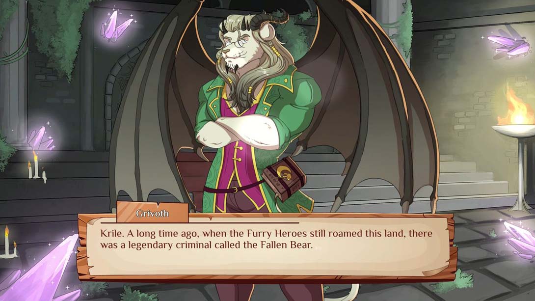 【美版】Burrow of the Fallen Bear: A Gay Furry Visual Novel 英语_1