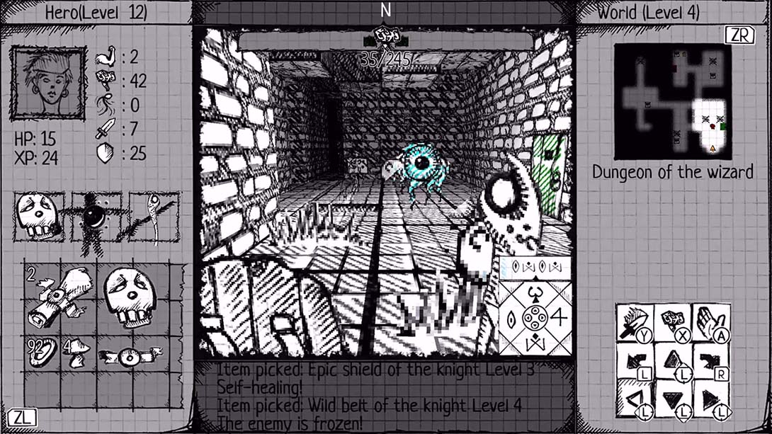 手绘地牢 Drawngeon: Dungeons of Ink and Paper 英语_6