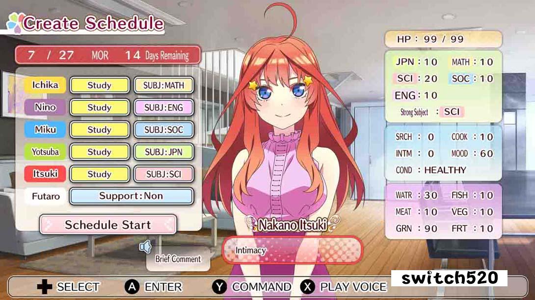 【美版】五等分的新娘夏日回忆 游戏截图4