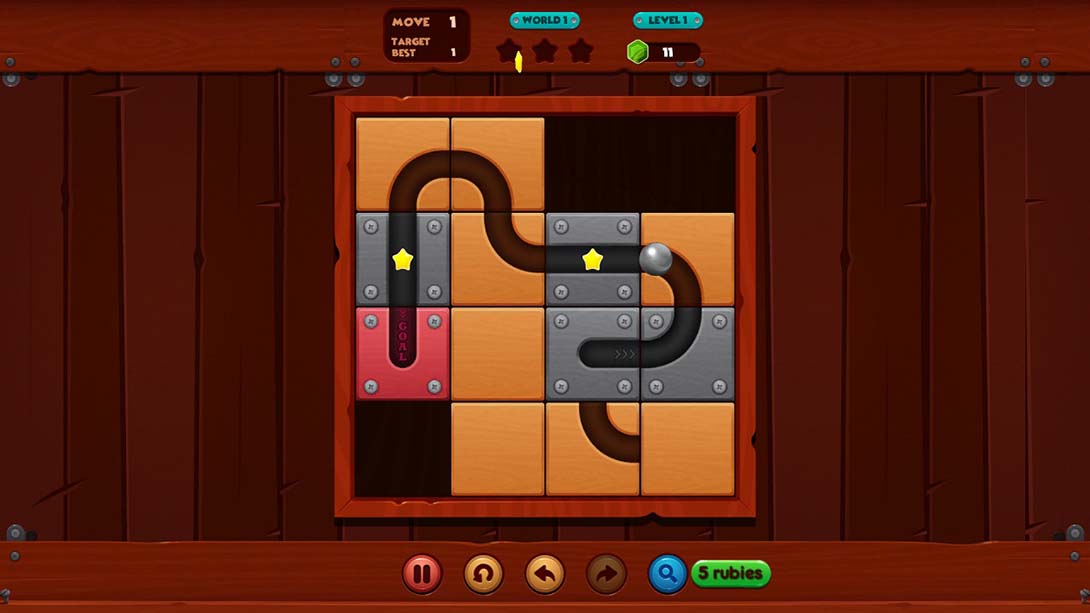 滚球拼图 Let it Roll Slide Puzzle 英语_1