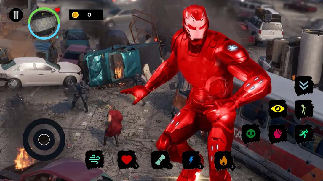 【美版】城市超级英雄3D -飞行传奇勇士豪华模拟器 City Super Hero 3D - Flying Legend Warriors Deluxe Simulat 英语_5