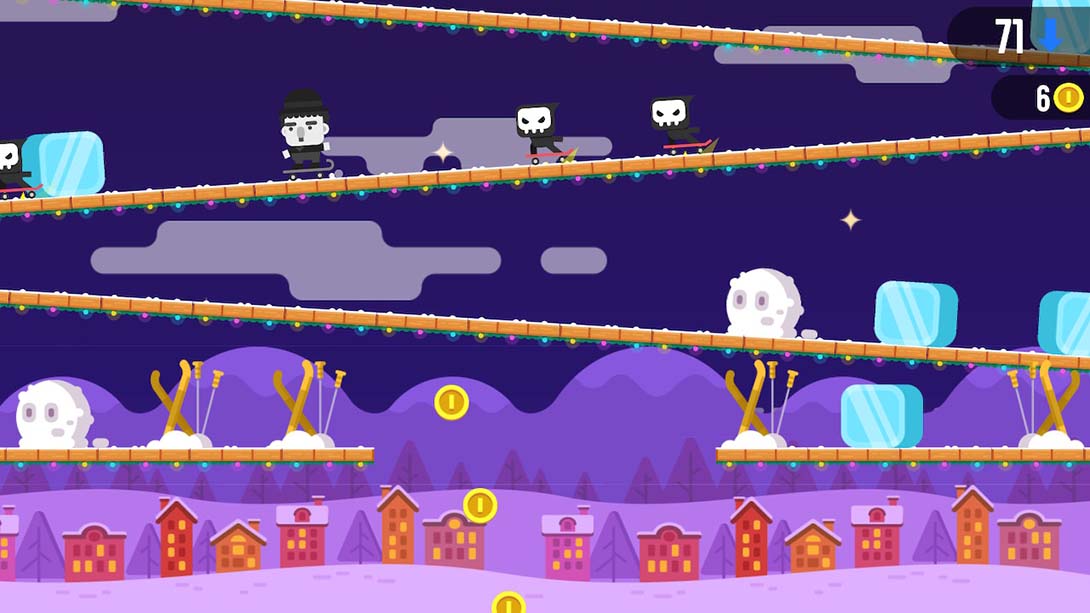 速降滑板比赛游戏 Tap Skaters 截图5