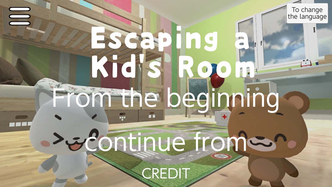 Escaping a Kids Room～The Adventures of Nyanzou&Kumakichi: Escape Game Se... 英语_1