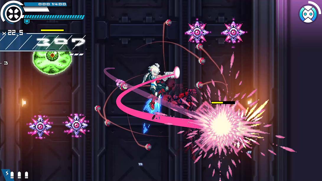 银白钢铁X Gunvolt Chronicles Luminous Avenger iX 中文_2