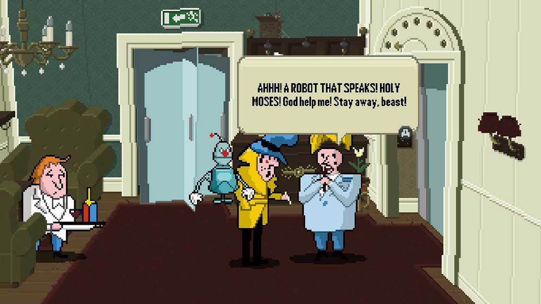 侦探凯斯和小丑机器人：里斯本旅馆谋杀案 Detective Case and ... 英语_4