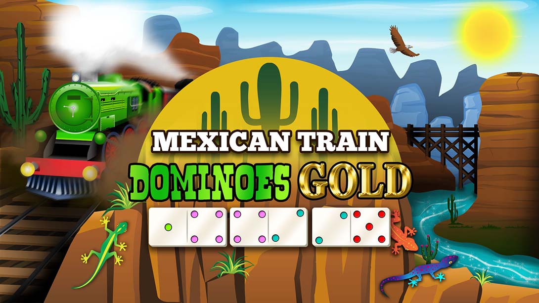 墨西哥货车多米诺骨金牌 Mexican Train Dominoes Gold 英语_0