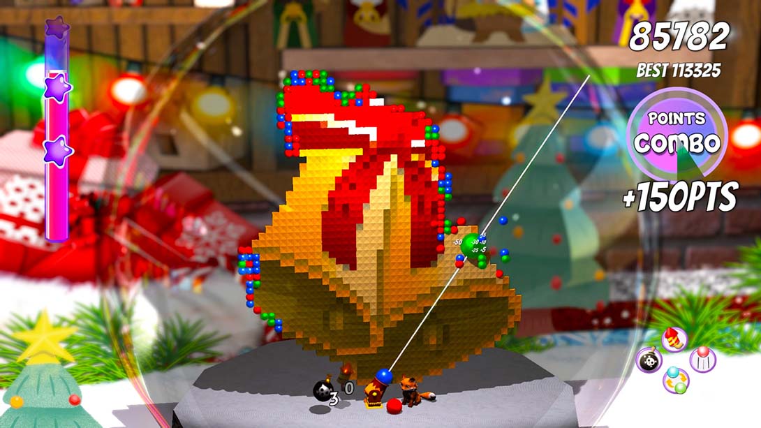 圣诞节雪球泡泡 Merry Christmas Snowball Bubble 英语_3