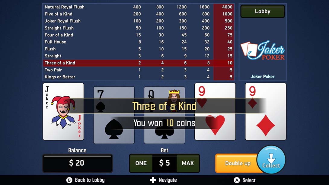 Joker Poker - Video Poker 英语_1