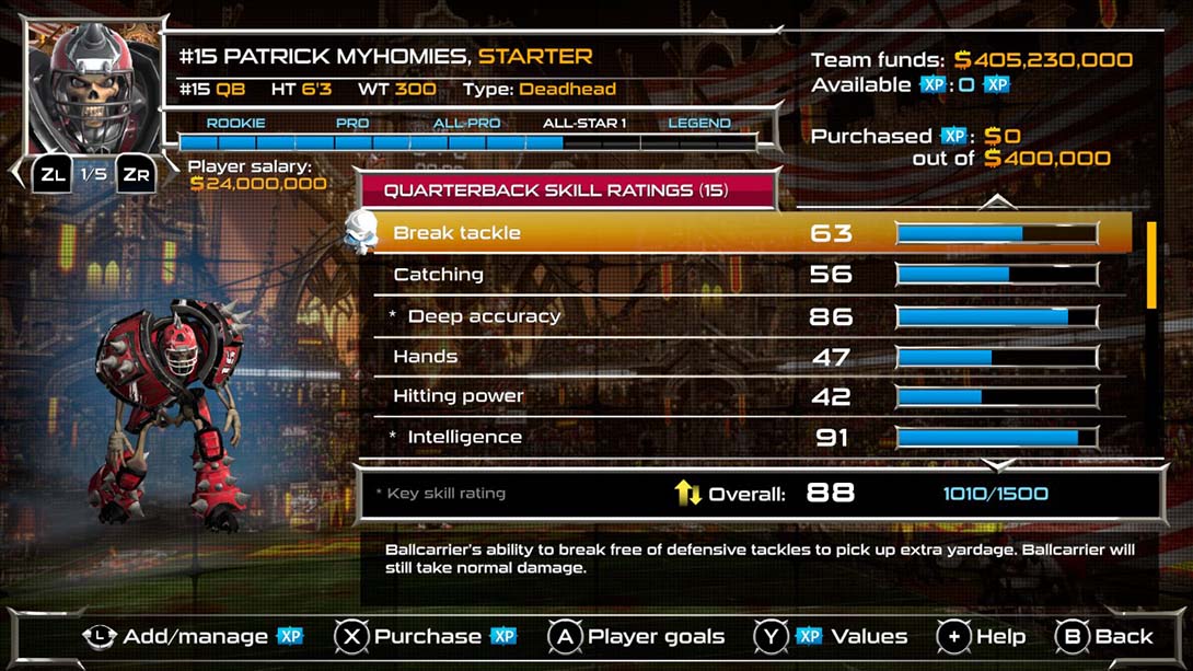 异形橄榄球联盟 王朝版 Mutant Football League Dynasty Edition 英语_4