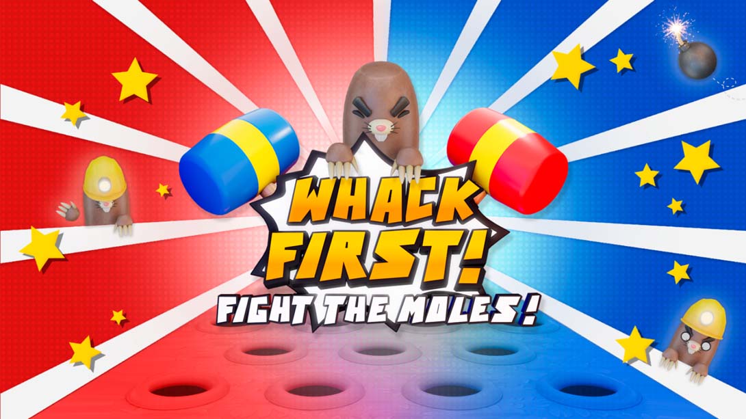 【美版】Whack first! - Fight the moles 英语_0