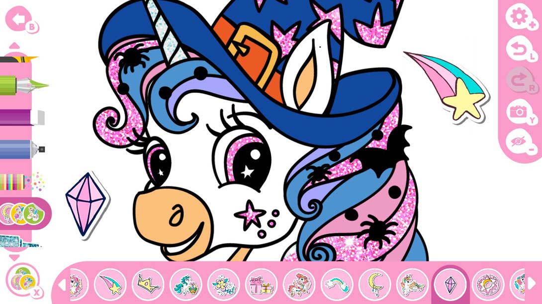 【美版】我可爱的独角兽涂色书 My Cute Unicorns - Coloring Book 中文_4