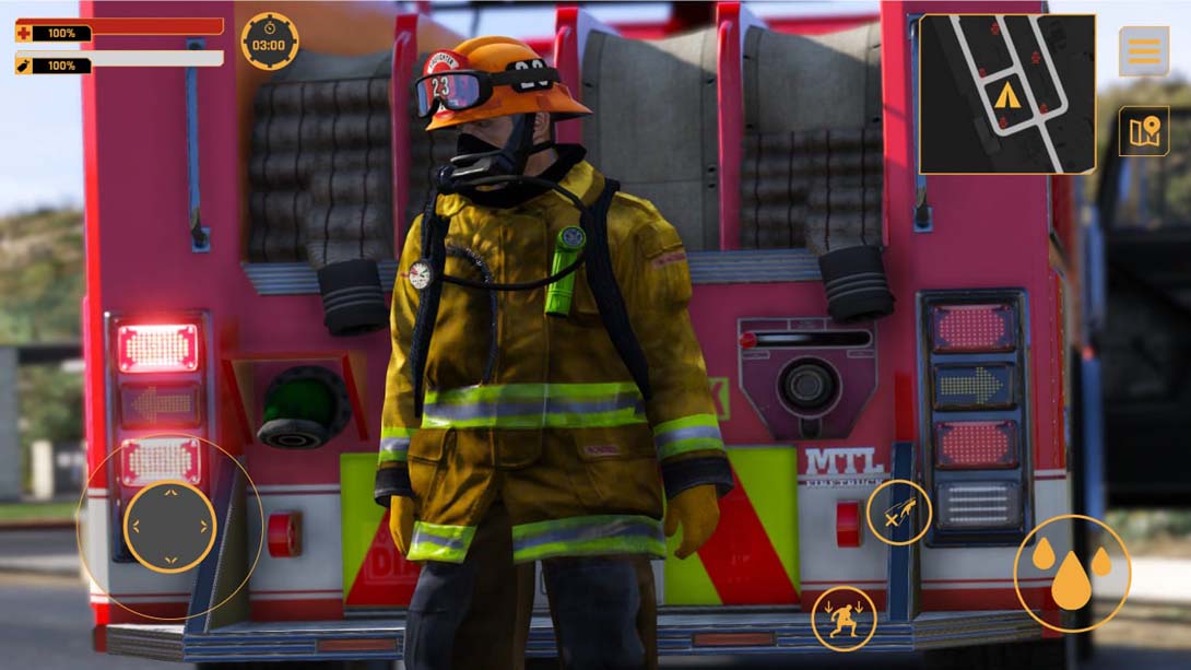 【美版】真实消防车模拟驾驶灭火 Firefighter:Car Fire Truck Sim Driving 2022 Simulator 英语_4