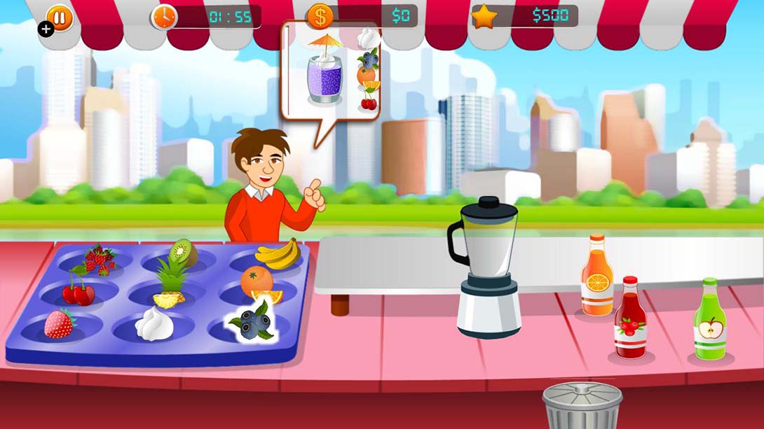 我的小果汁摊 My Little Fruit Juice Booth 英语_1