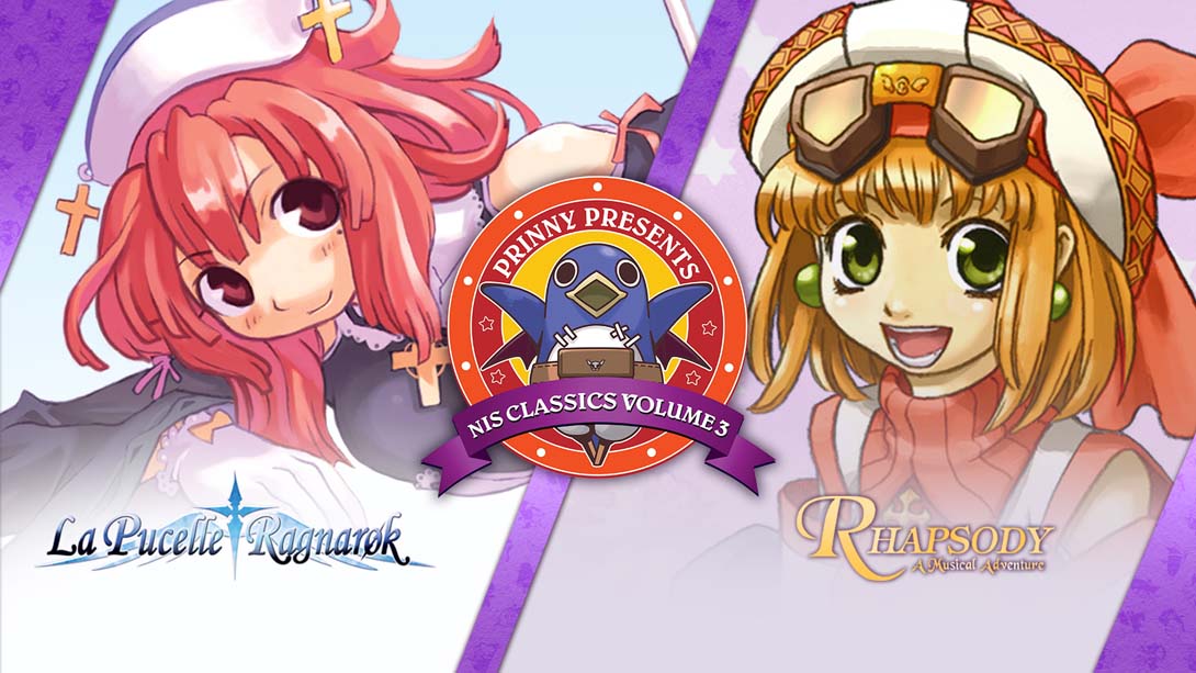【美版】Prinny Presents NIS Classics Volume 3: La Pucelle: Ragnarok / Rhapsody: A Musica 英语_0